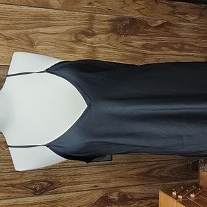 Black slip dress
